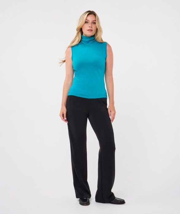 Modal Trouser Pant, COLOR: Black, Size: S