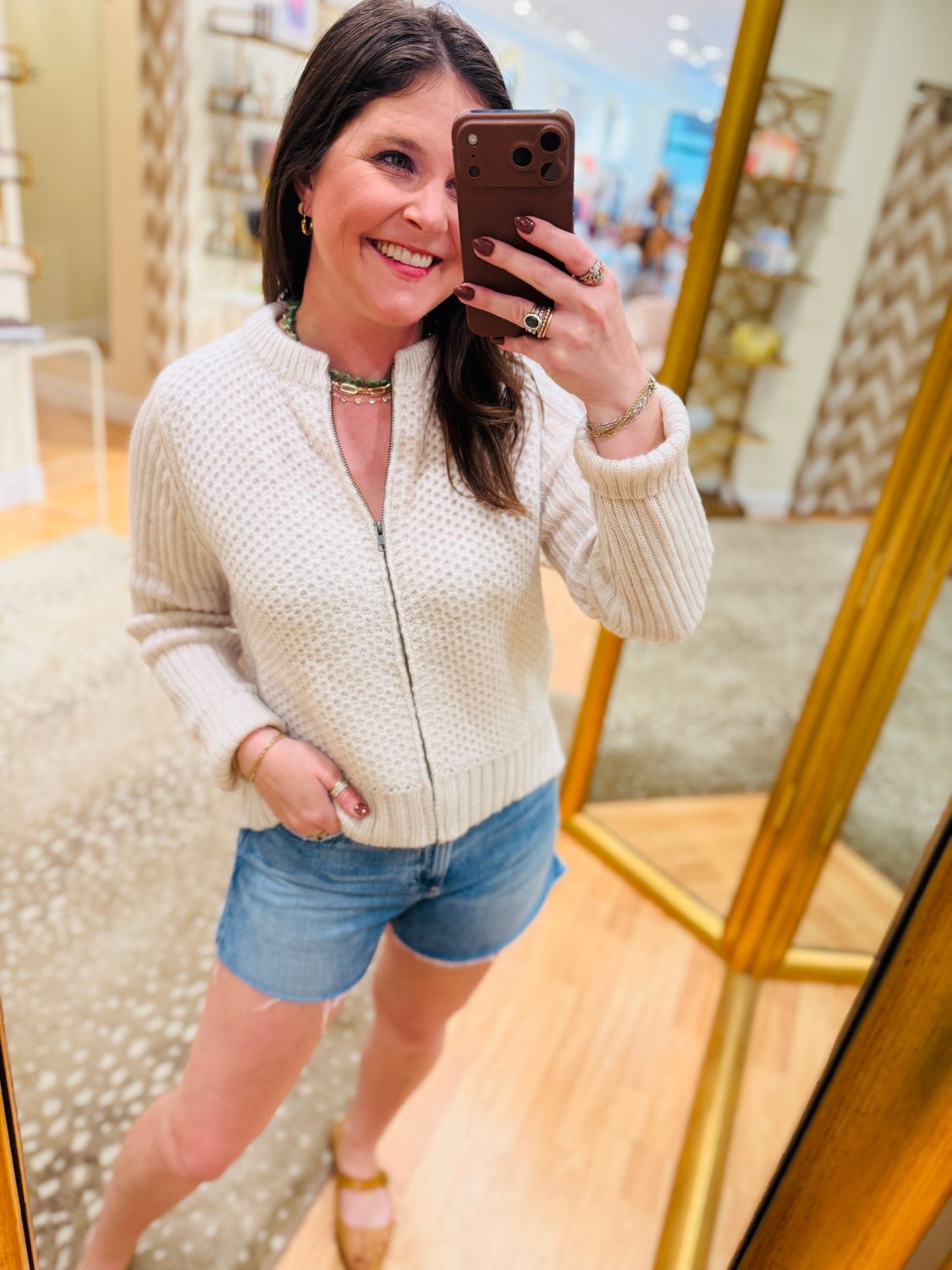 Shepard Zip-Up Cardigan