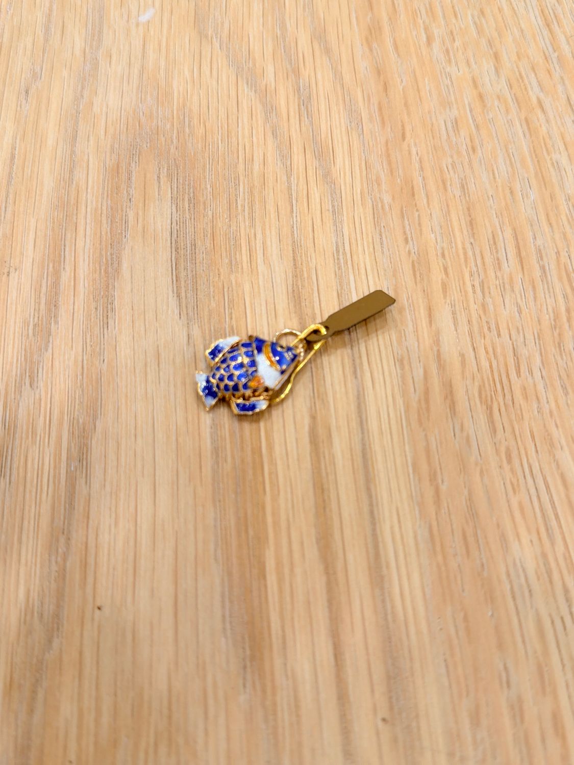 Colorful Fish Charm, COLOR: Blue
