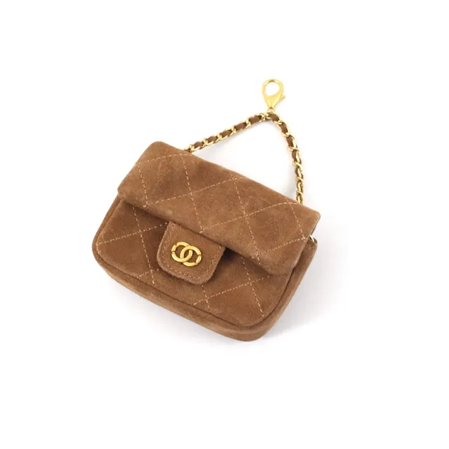 Quilted Coin Purse, COLOR: Caramel