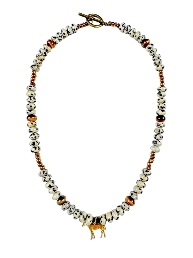 Classic Horse Necklace, Size: 14.5"