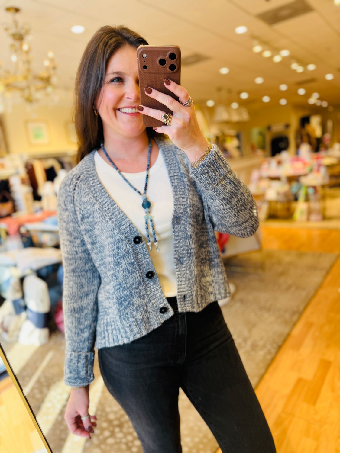 Sylvan Marled Cardi Chunky