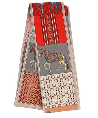 Printed Narrow Scarf