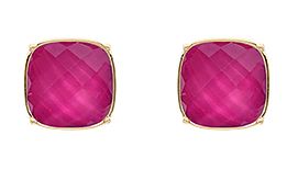 Faceted Stone Studs