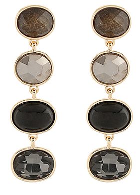 Linear Stone Earrings