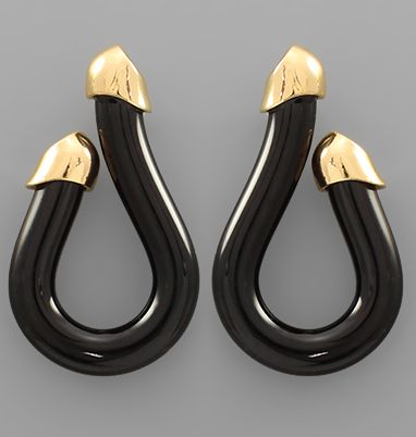 Open Teardrop Earrings