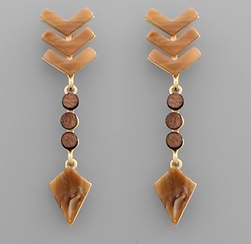 Arrow Drop Earrings