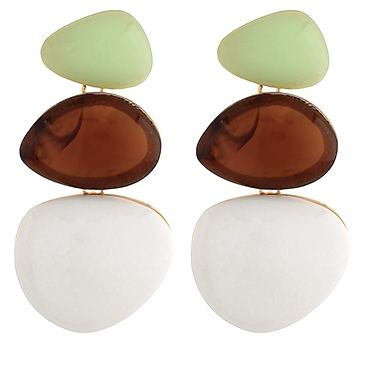 Multi Stone Earrings