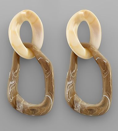 Oval Links Earrings