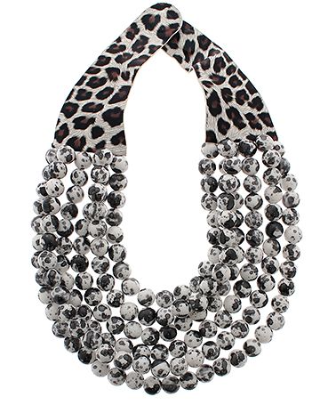 Animal Print Magnetic Necklace