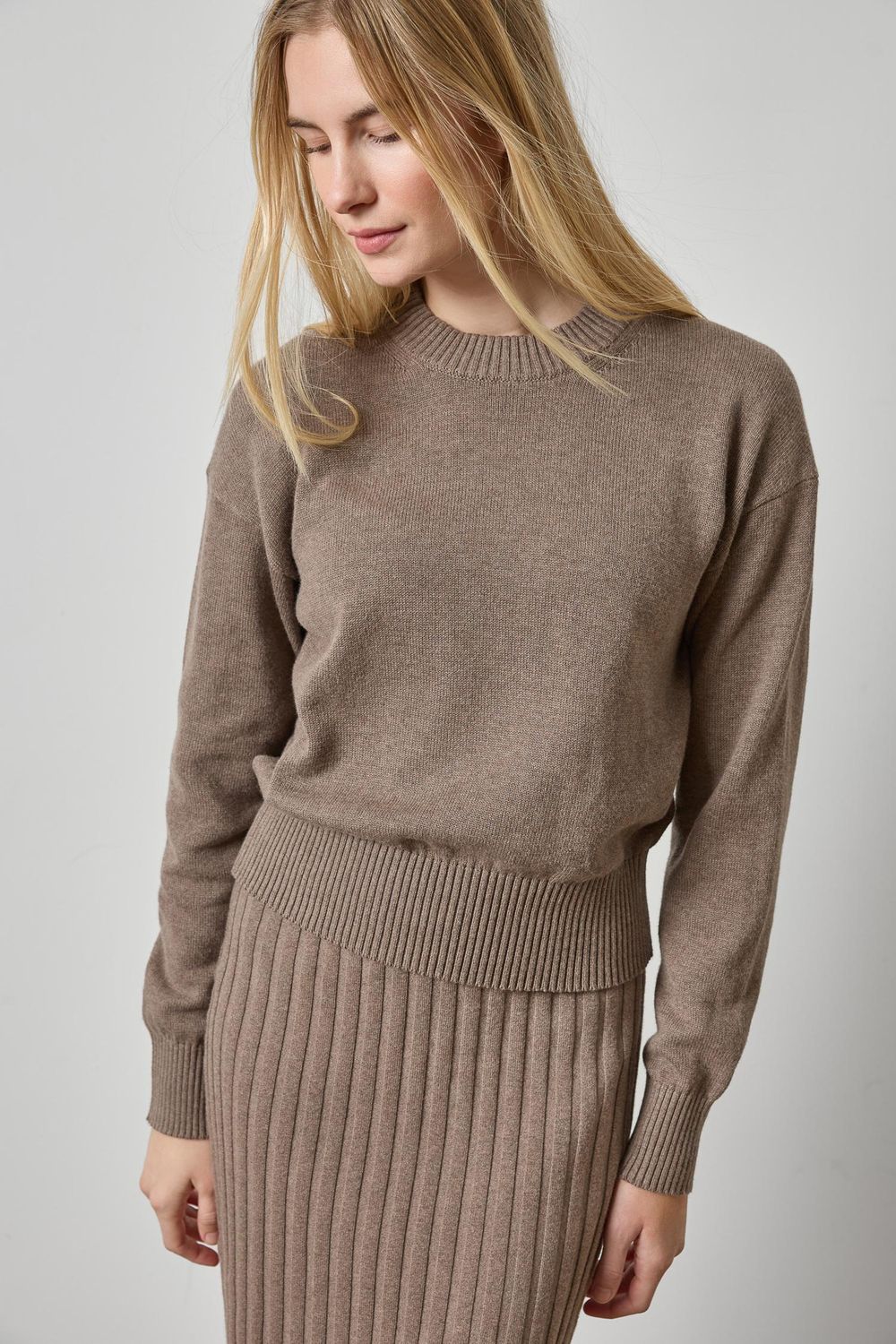 Relaxed Crewneck Sweater