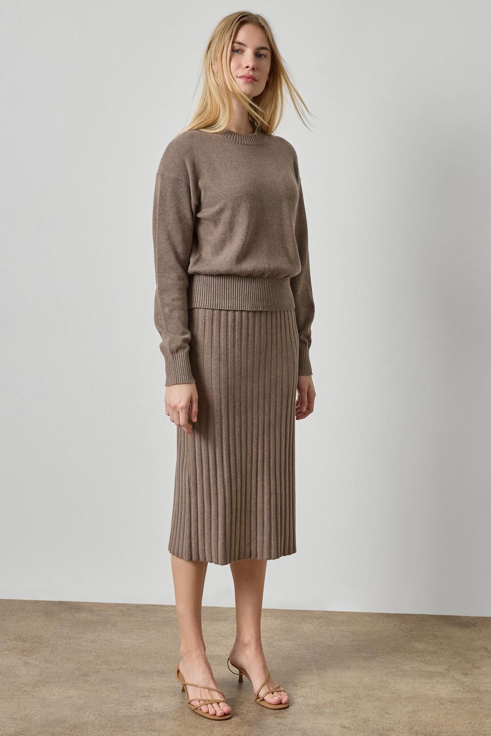 Rib Sweater Skirt