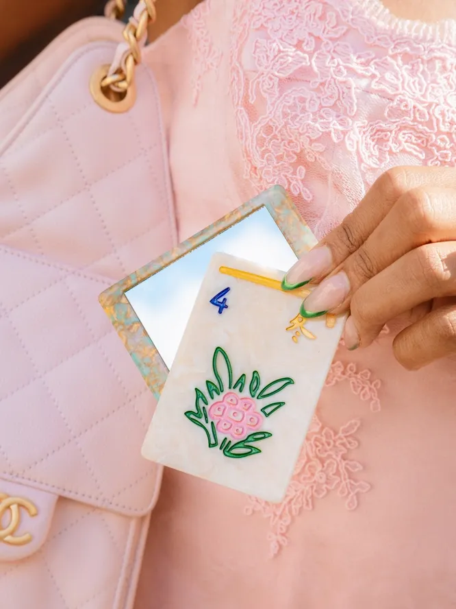 Handbag Hero Mirror - Mahjong
