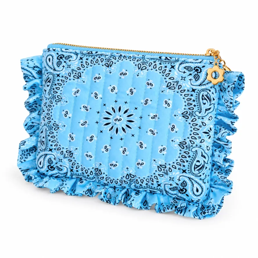 Ruffle Bandana Cosmetic Case