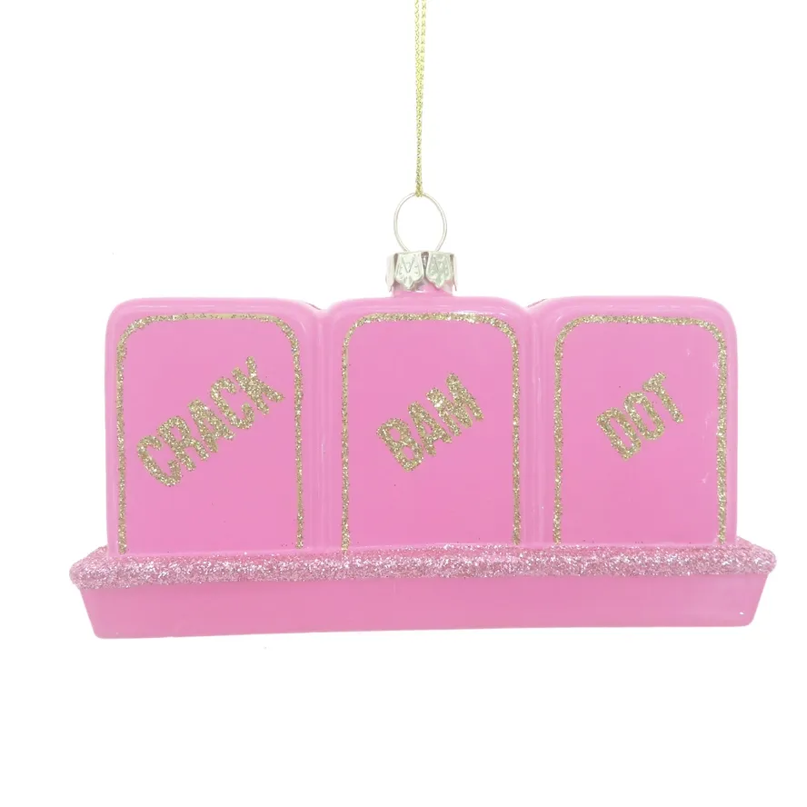 Mahjong Glass Ornament