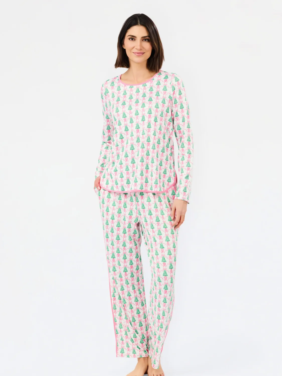 Melody Pajama Set - Winter Pines, COLOR: Winter Pines, Size: XS