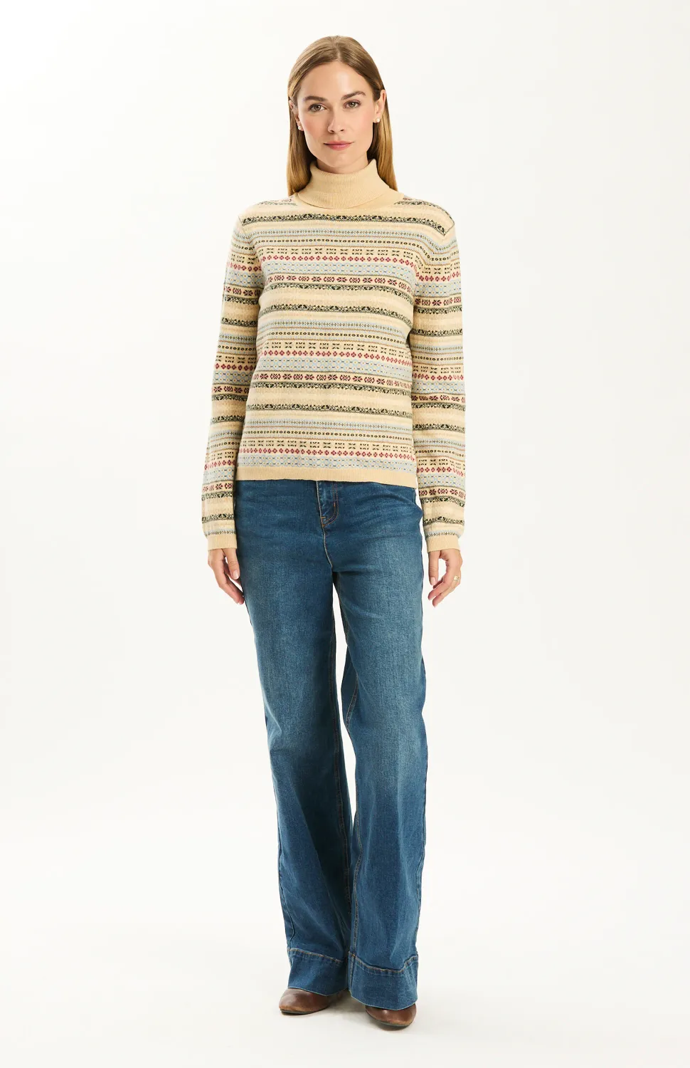 Jen Fairisle Turtleneck