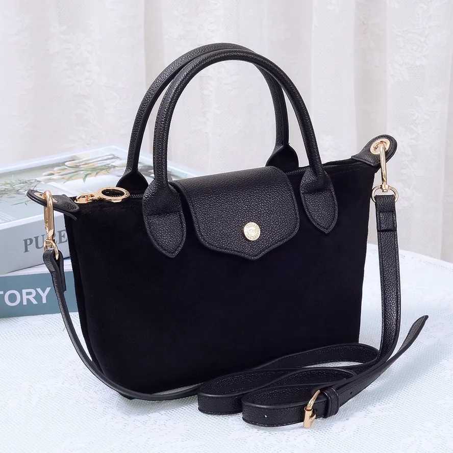 Britney Sude Double Handle Tote, COLOR: Black