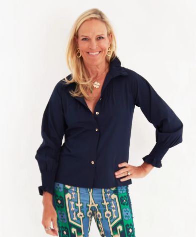Plato Top, COLOR: Navy, Size: XS