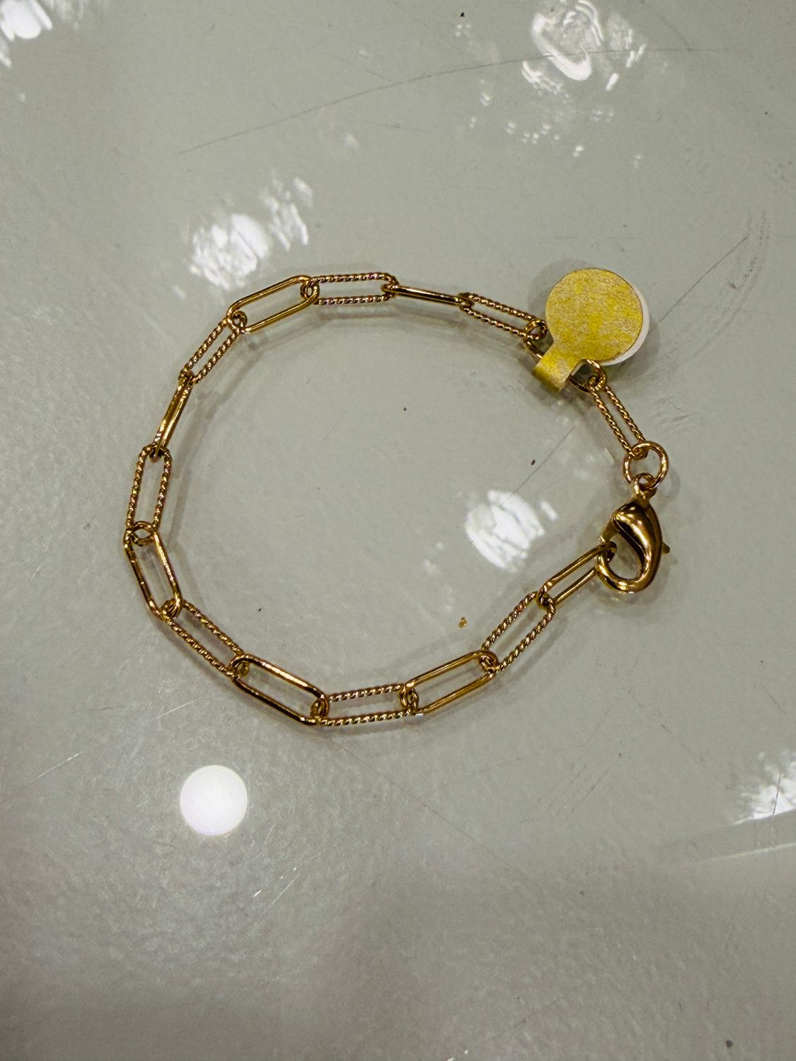 Corrogated Paperclip Bracelet
