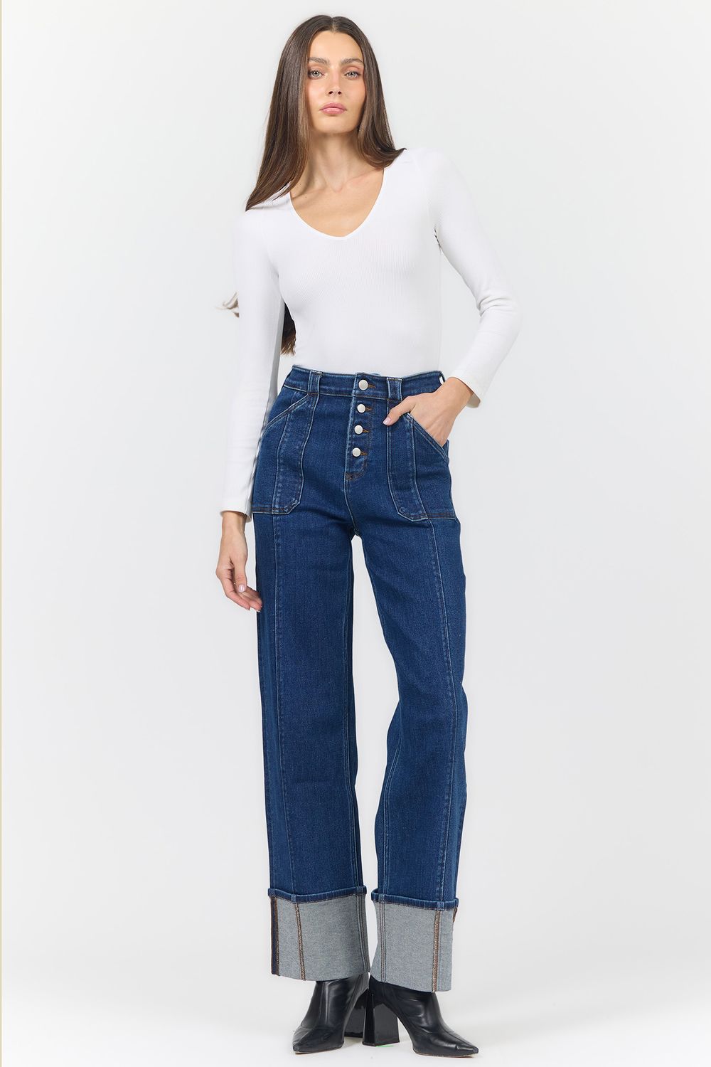 Holly Cuffed Jean