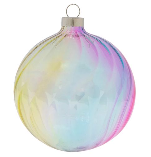 Iridescent Translucent Round Ornament