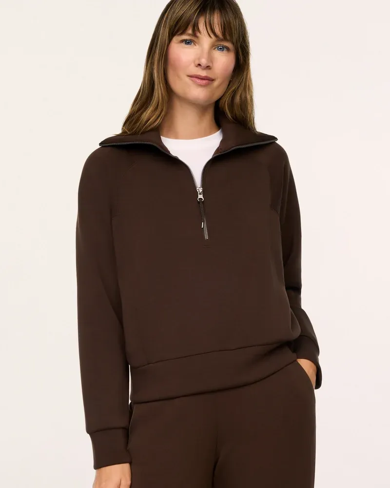 AirEssentials Half Zip Pullover, COLOR: Umber Root, Size: XS