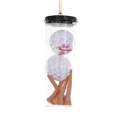 Golf Balls &amp; Tees Ornament