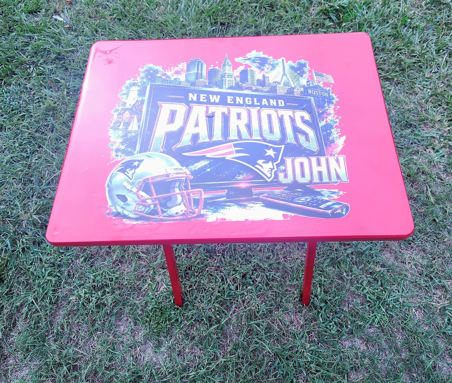Custom Folding TV Table