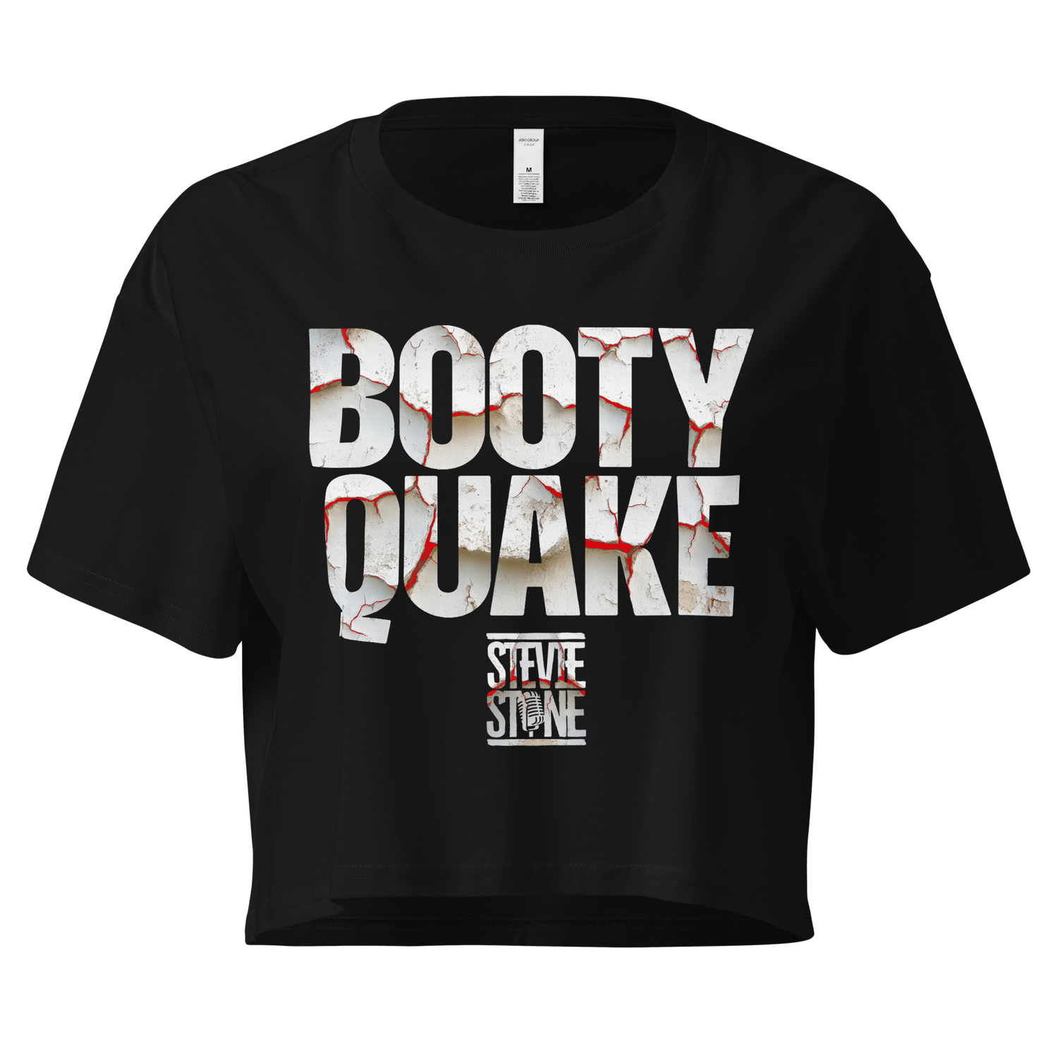 STEVIE STONE BOOTY QUAKE Premium Women’s Crop Top