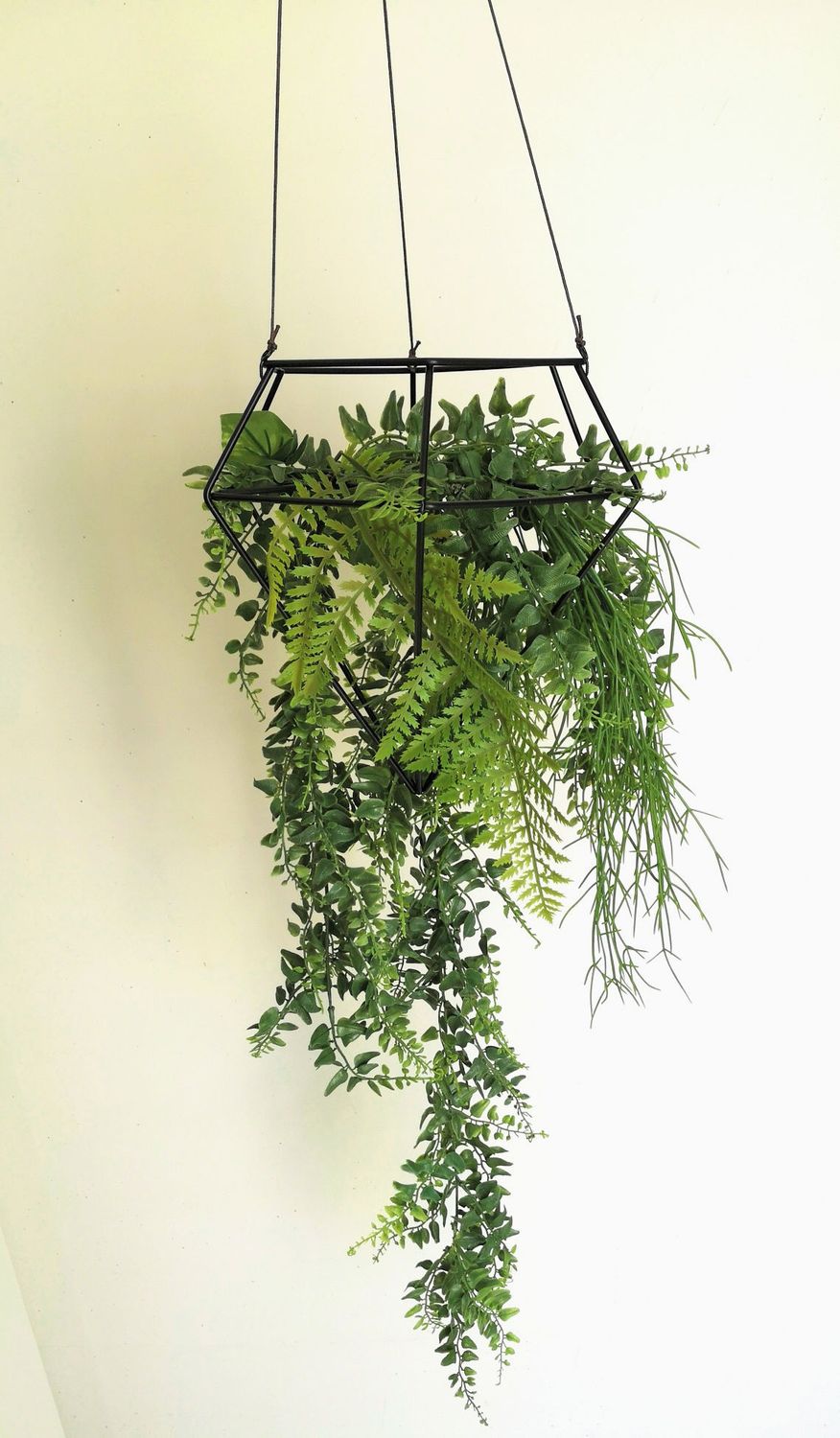 Diamantframe met kunstgroen