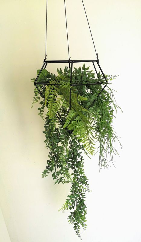 Diamantframe met kunstgroen