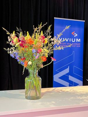 Grote bloemdecoratie