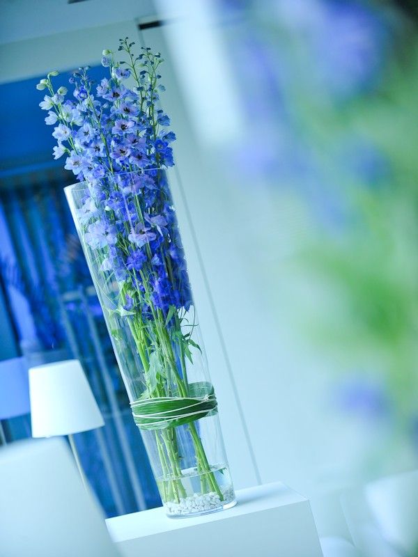 Vaas H60-90 met bloemen