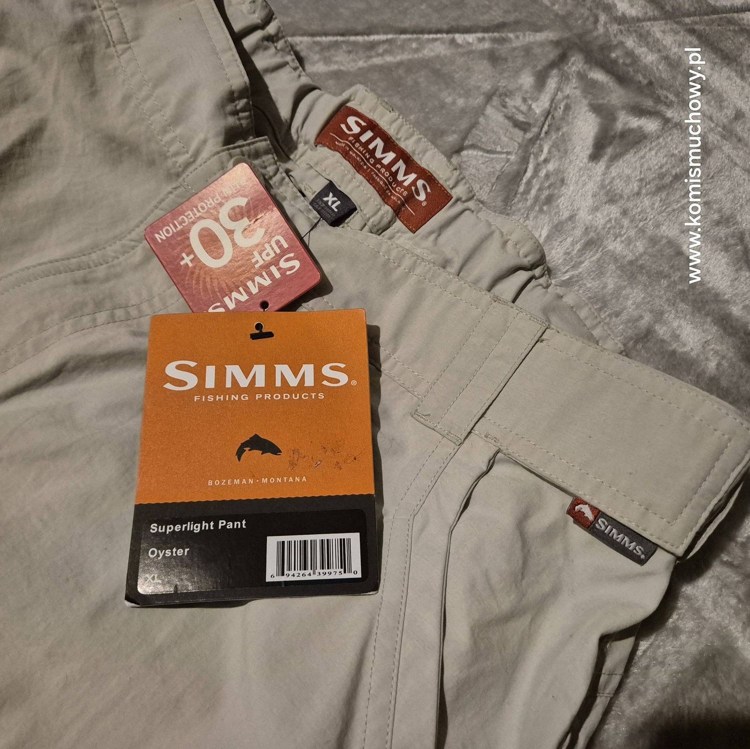 Spodnie Simms Superlight rozmiar XL