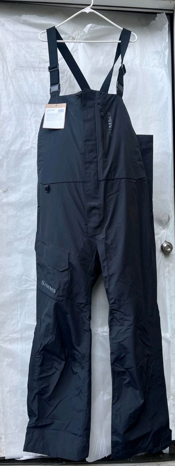 ​Spodnie typu ogrodniczki Simms Challenger czarne rozmiar XL nowe