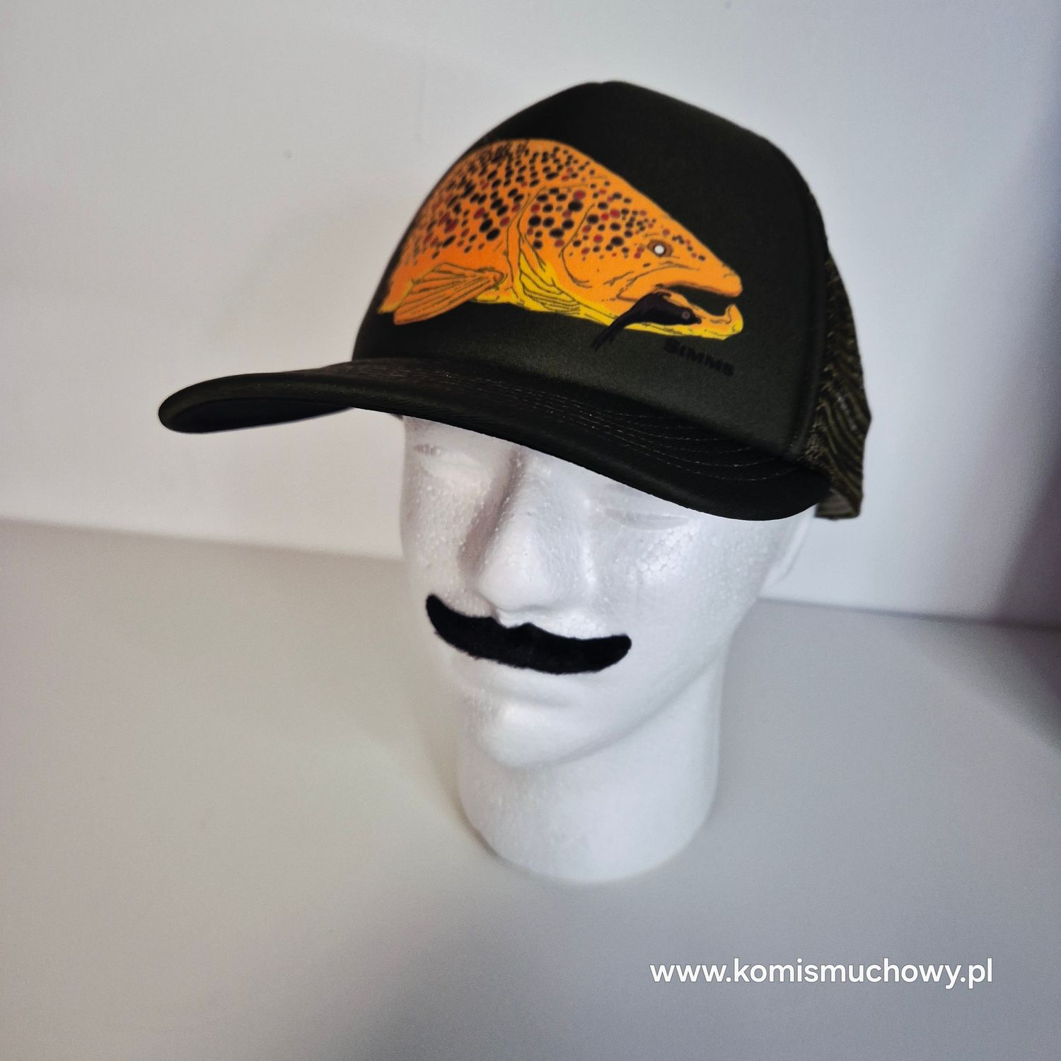 Czapka Simms Kype Jaw Trucker Snapback Hat Green