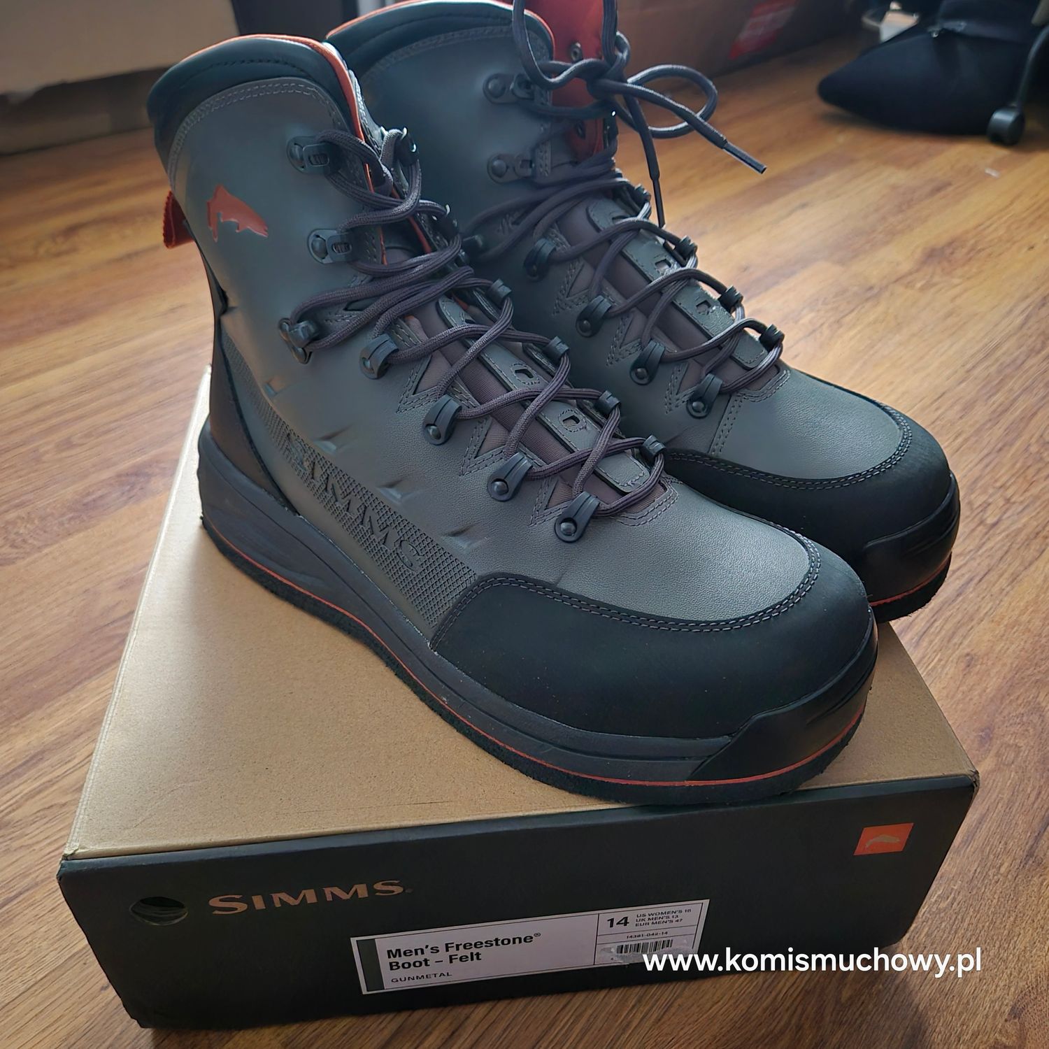 Buty do brodzenia SIMMS Freestone filc rozmiar EU47/US14