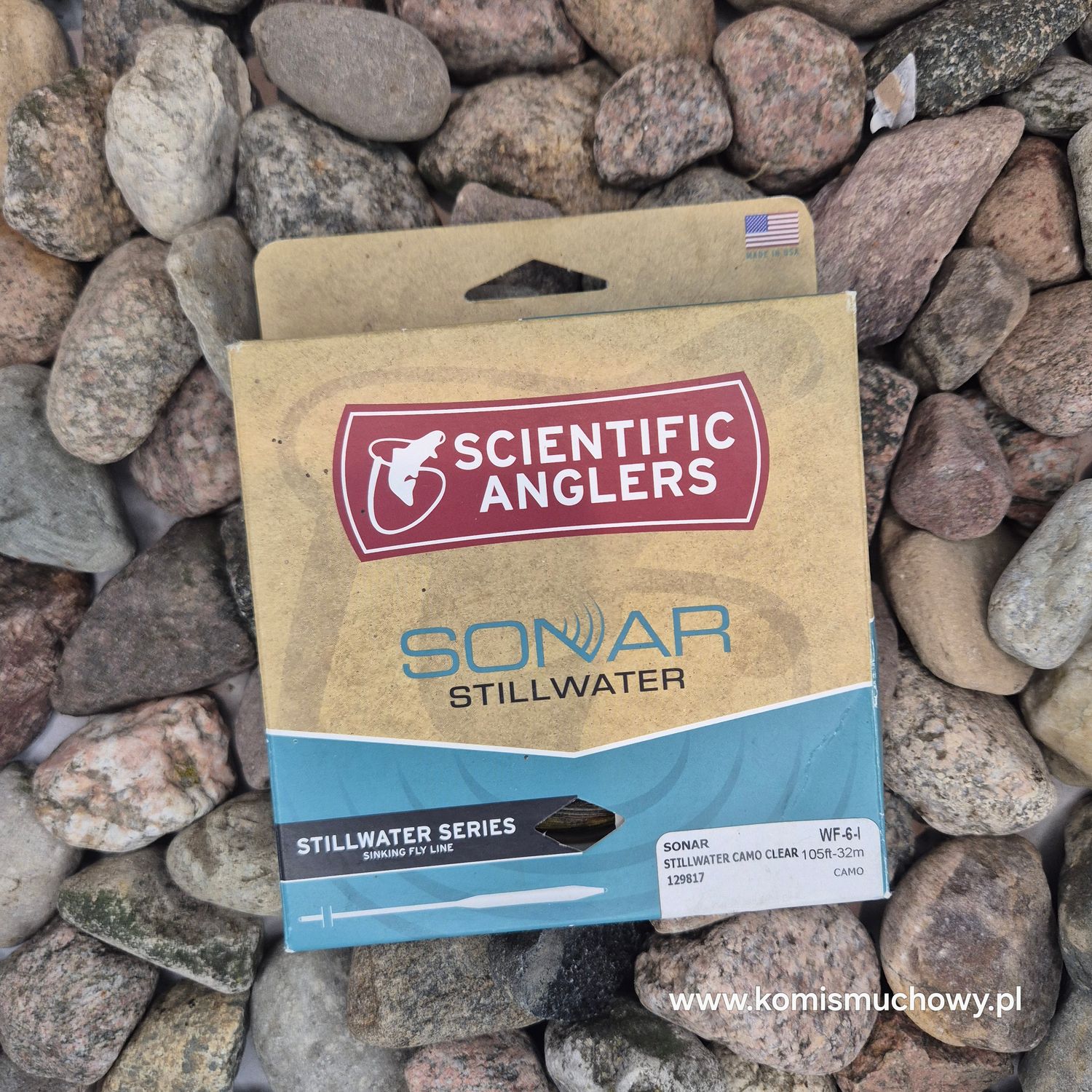 Linka Scientific Anglers Sonar Stillwater Camo Clear WF6I Linka Scientific Anglers Sonar Stillwater Camo Clear WF6I