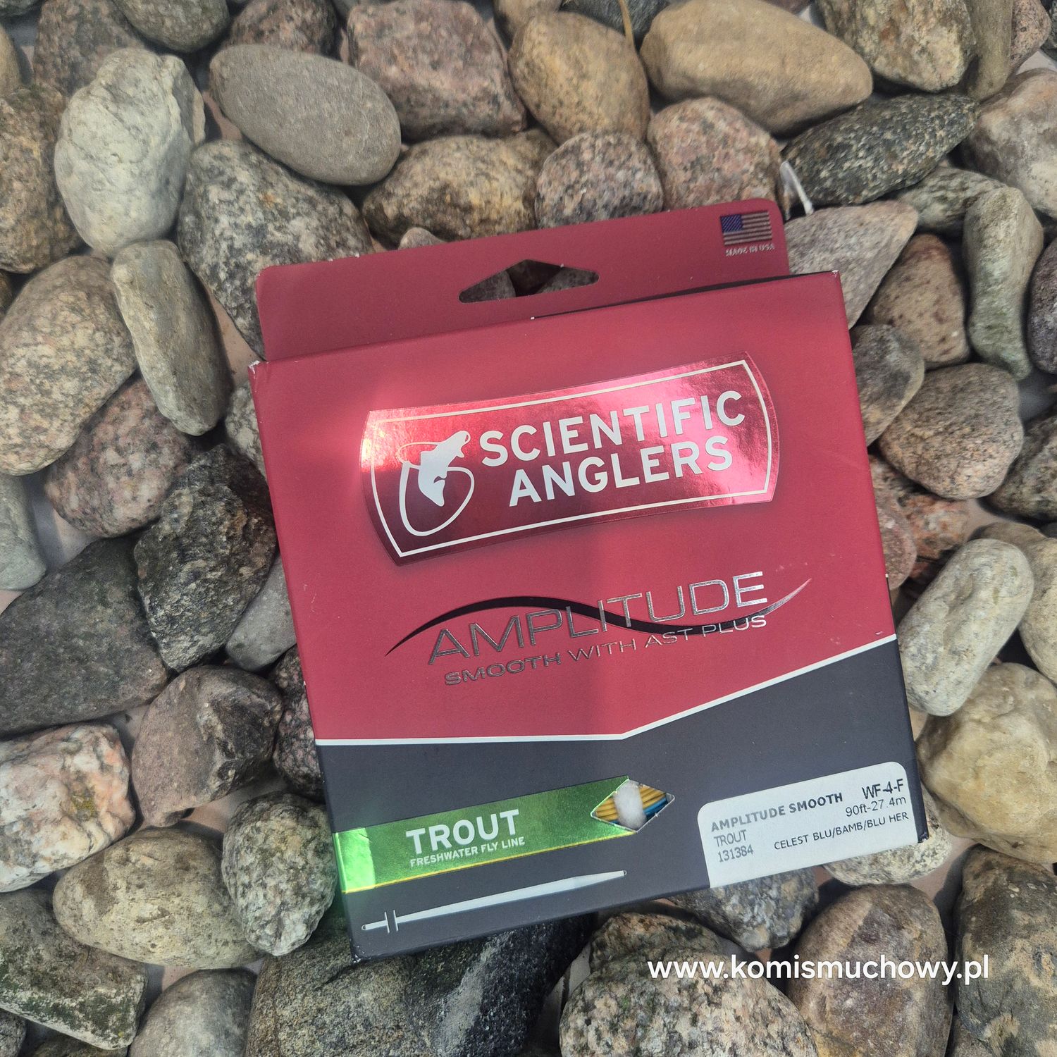 Linka Scientific Anglers Amplitude Trout WF4F niebieska