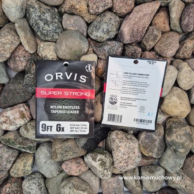 Przypony konieczne Orvis Super Strong 9' 6x 0,13mm