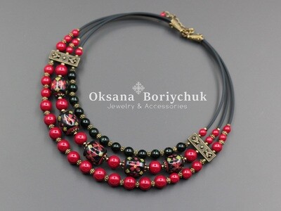 Чокер &quot;Заквітчане вишиття&quot;