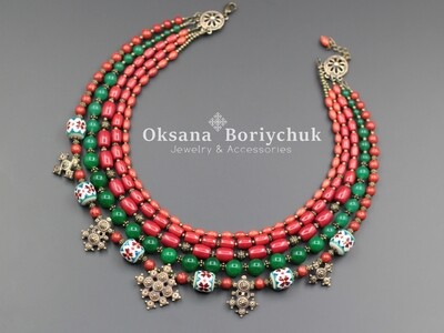 Намисто &quot;Різдвяна феєрія&quot;