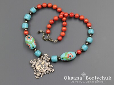 Намисто "Фантастичний квіт"