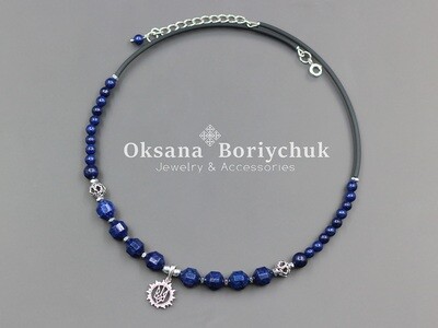 Чокер "Синій небокрай"