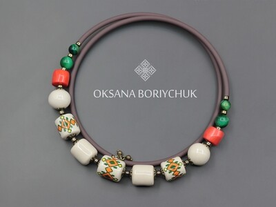 Чокер "Барвистий дует"