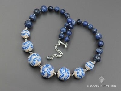 Намисто "Ясна волошка"