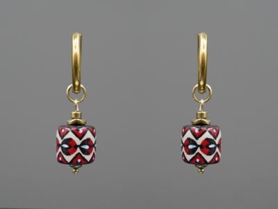 Сережки &quot;Два кольори&quot;
