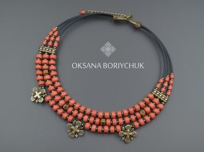 Чокер &quot;Брунатний скарб&quot;