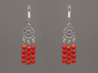 Сережки "Стиглі кетяги"